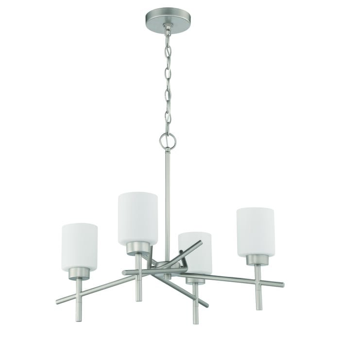 Craftmade Cadence 4-Light Chandelier in Satin Nickel Craftmade Cadence 4-Light Chandelier in Satin Nickel
