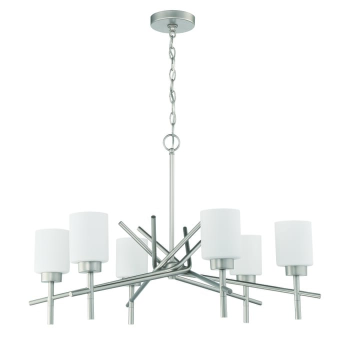 Craftmade Cadence 6-Light Chandelier in Satin Nickel Craftmade Cadence 6-Light Chandelier in Satin Nickel