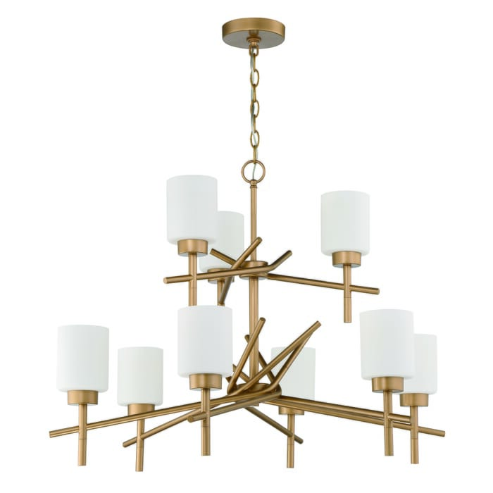 Craftmade Cadence 9-Light Chandelier in Soft Gold Craftmade Cadence 9-Light Chandelier in Soft Gold