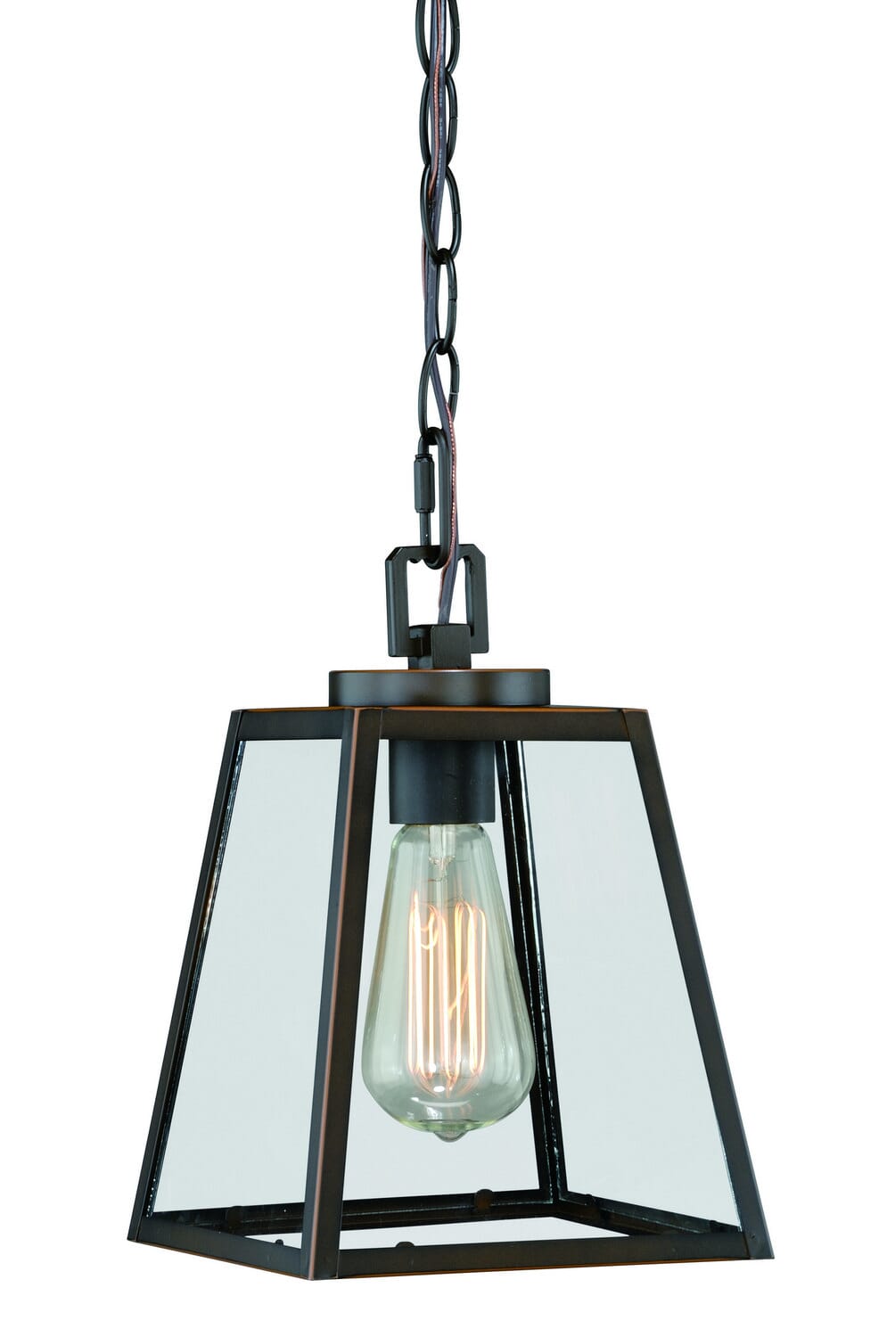Grant 1-Light Mini Pendant in Burnished Bronze