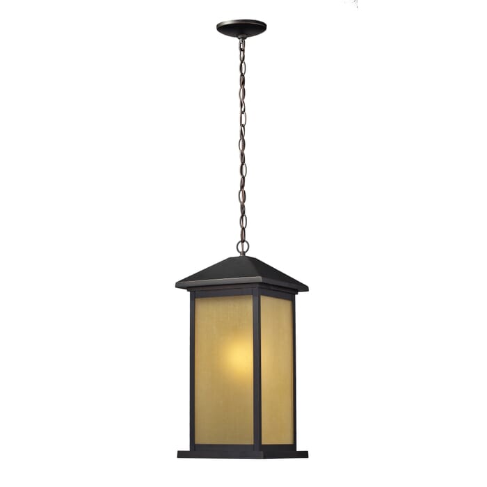 Z-Lite Vienna 1-Light Outdoor Chain Mount Ceiling Fixture Light In Oil Rubbed Bronze Z-Lite Vienna 1-Light Outdoor Chain Mount Ceiling Fixture Light In Oil Rubbed Bronze