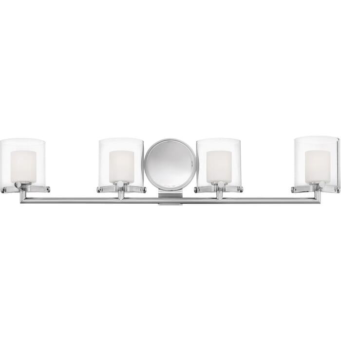 Hinkley Rixon 4-Light Bathroom Vanity Light in Chrome Hinkley Rixon 4-Light Bathroom Vanity Light in Chrome