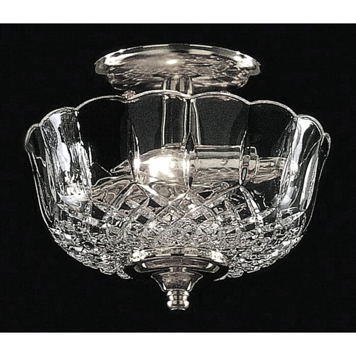 Crystorama 2-Light 9" Ceiling Light in Polished Chrome Crystorama 2-Light 9" Ceiling Light in Polished Chrome