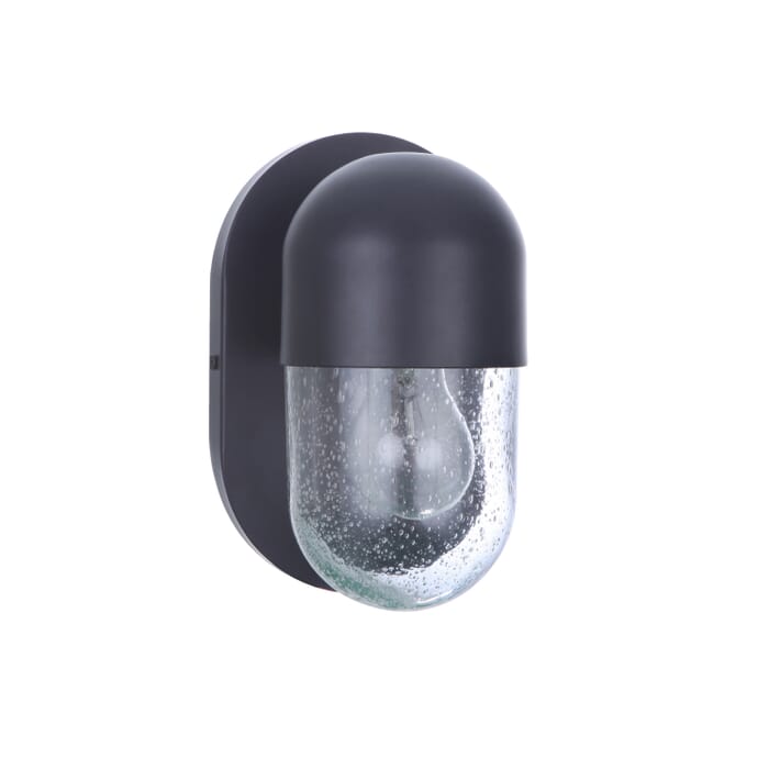 Craftmade Pill Wall Sconce in Flat Black Craftmade Pill Wall Sconce in Flat Black