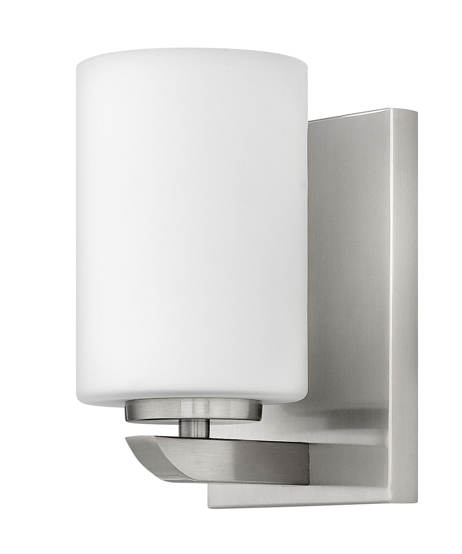 Brushed Nickel LED Bath Sconce from the Kyra Collection