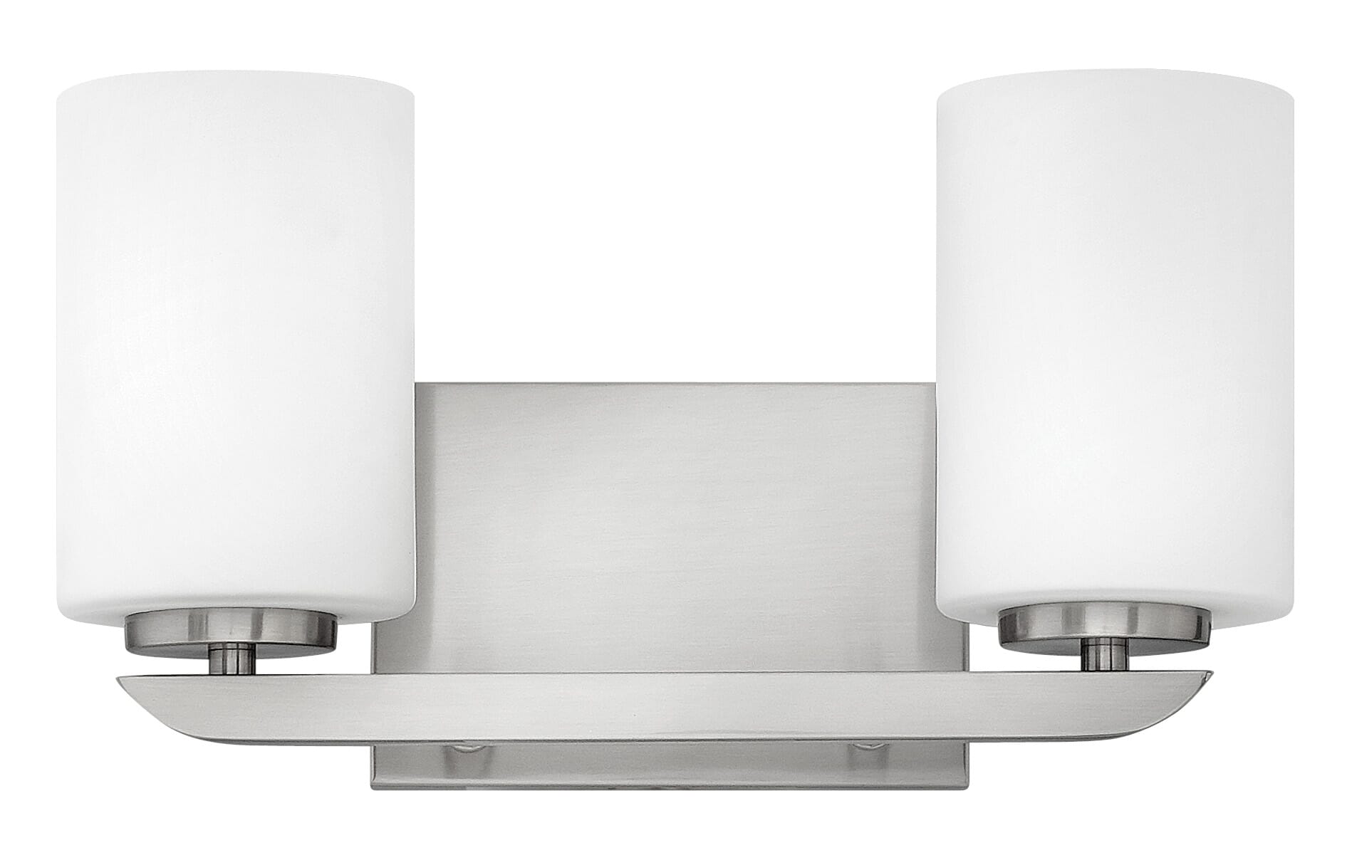 Brushed Nickel LED Bath from the Kyra Collection