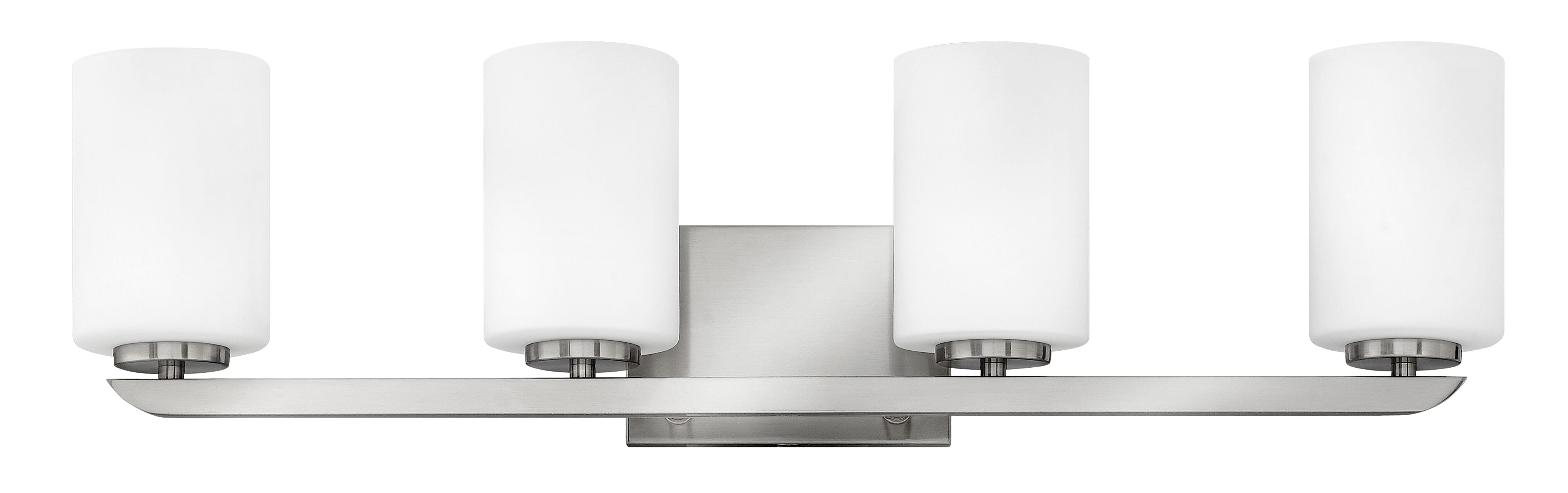 Brushed Nickel LED Bath from the Kyra Collection