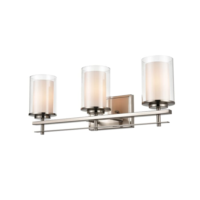 Millennium 3-Light Wall Sconce in Brushed Nickel Millennium 3-Light Wall Sconce in Brushed Nickel