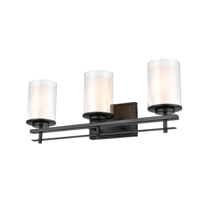 Millennium 3-Light Wall Sconce in Matte Black Millennium 3-Light Wall Sconce in Matte Black