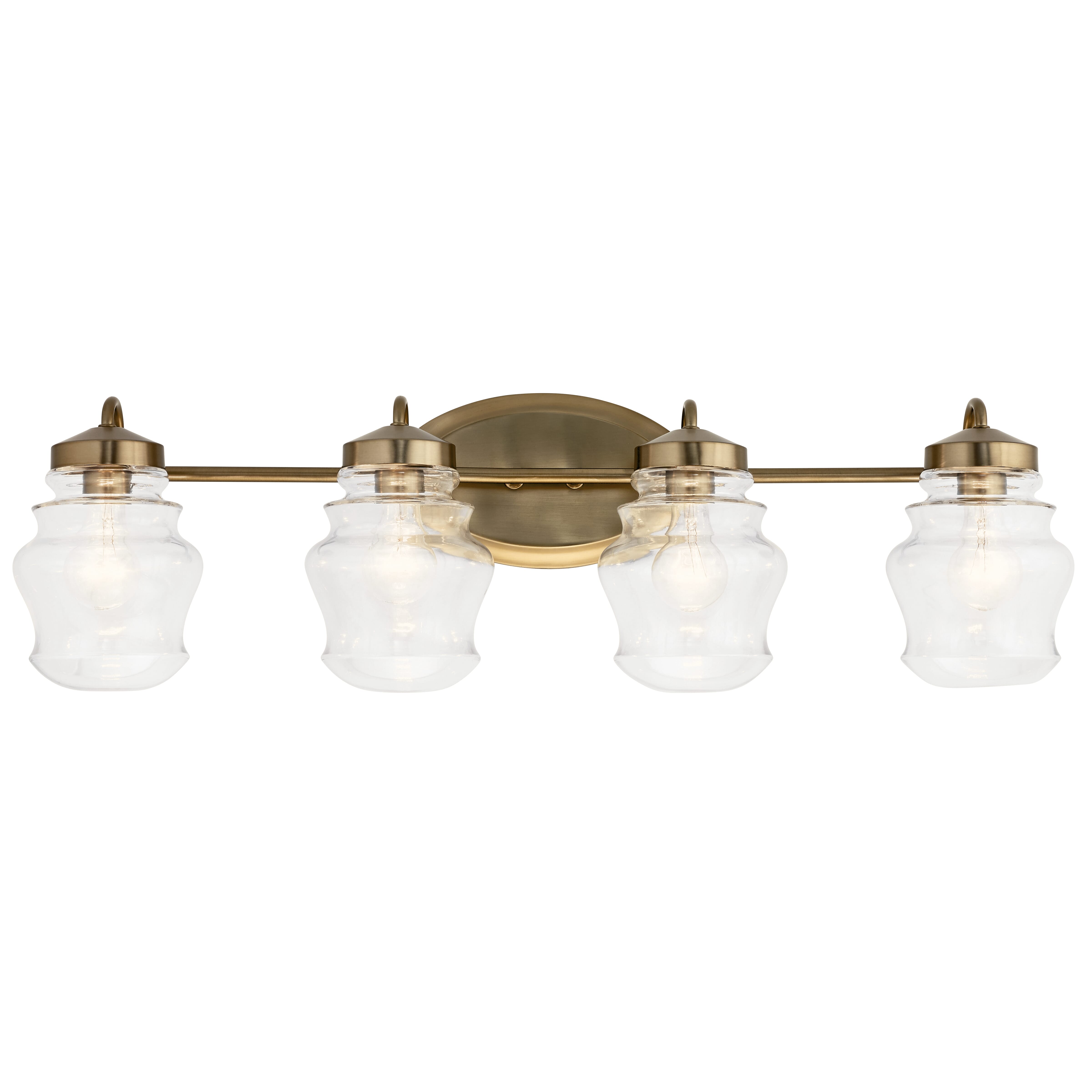 Kichler Lighting Janiel 4-Light 33" Bathroom Vanity Light in Classic Bronze
