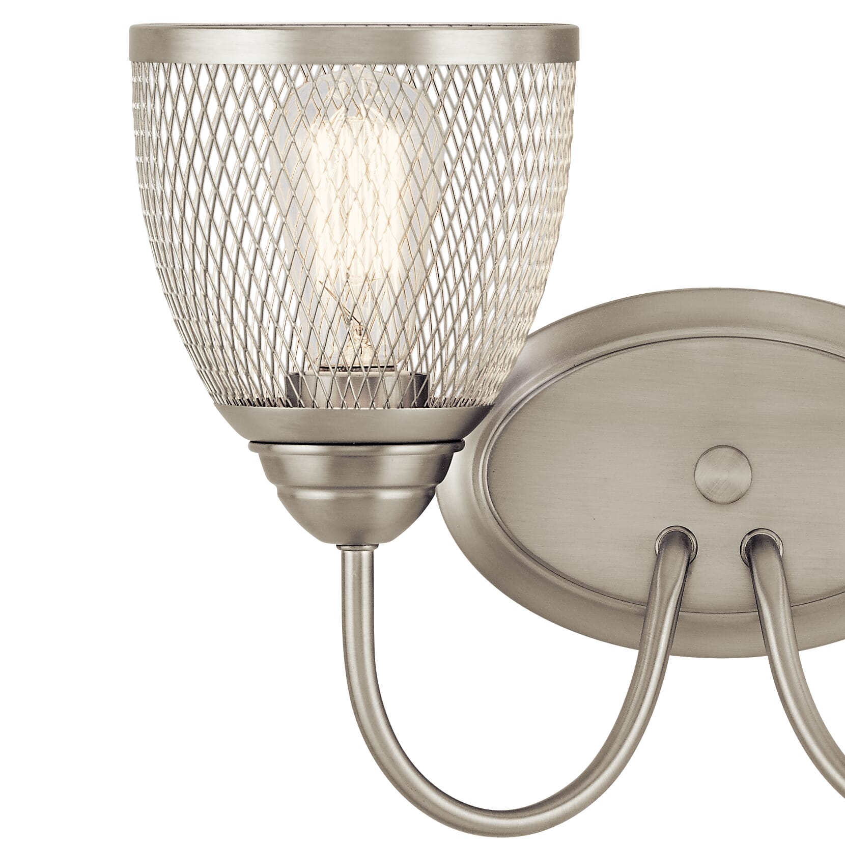 Voclain 2-Light 16" Bathroom Vanity Light in Brushed Nickel - Bild 4 von 4