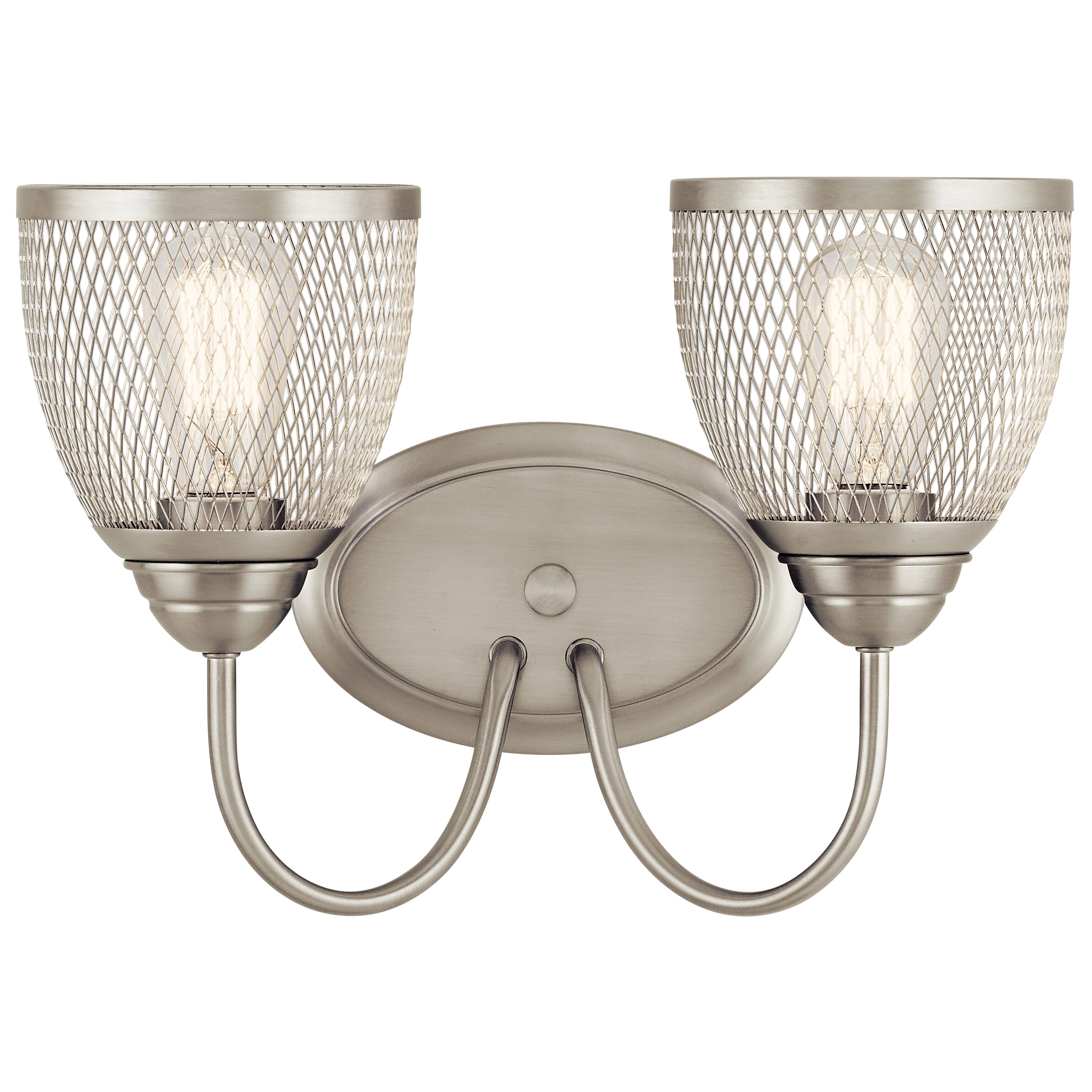 Voclain 2-Light 16" Bathroom Vanity Light in Brushed Nickel - Bild 2 von 4