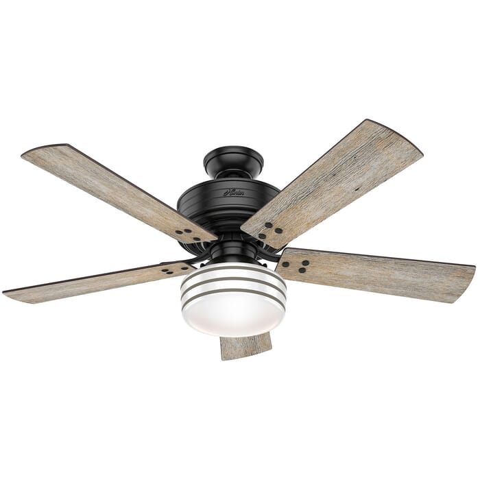 Hunter Cedar Key 52" Indoor/Outdoor Ceiling Fan in Matte Black Hunter Cedar Key 52" Indoor/Outdoor Ceiling Fan in Matte Black