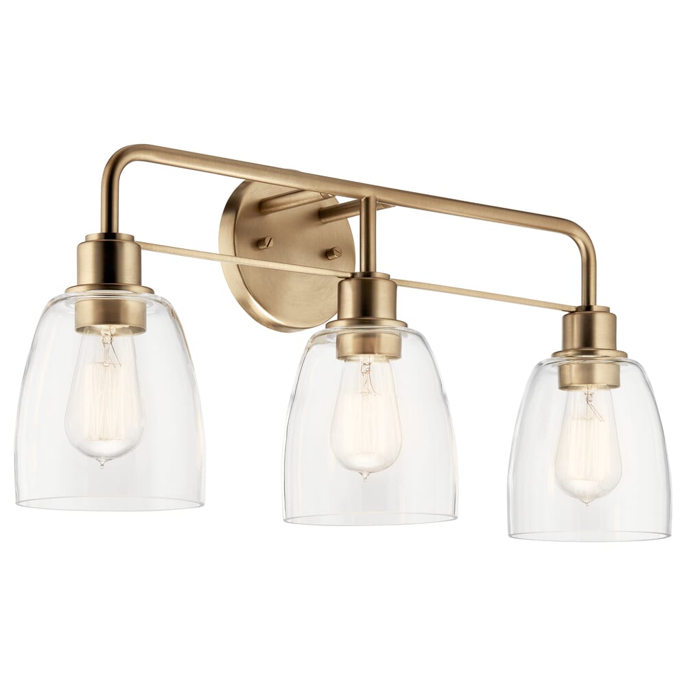 Bathroom vanity lights in champagne bronze outlet