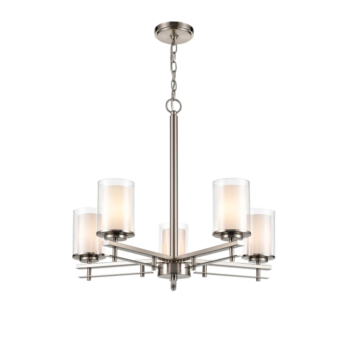 Millennium 5-Light Chandelier in Brushed Nickel Millennium 5-Light Chandelier in Brushed Nickel