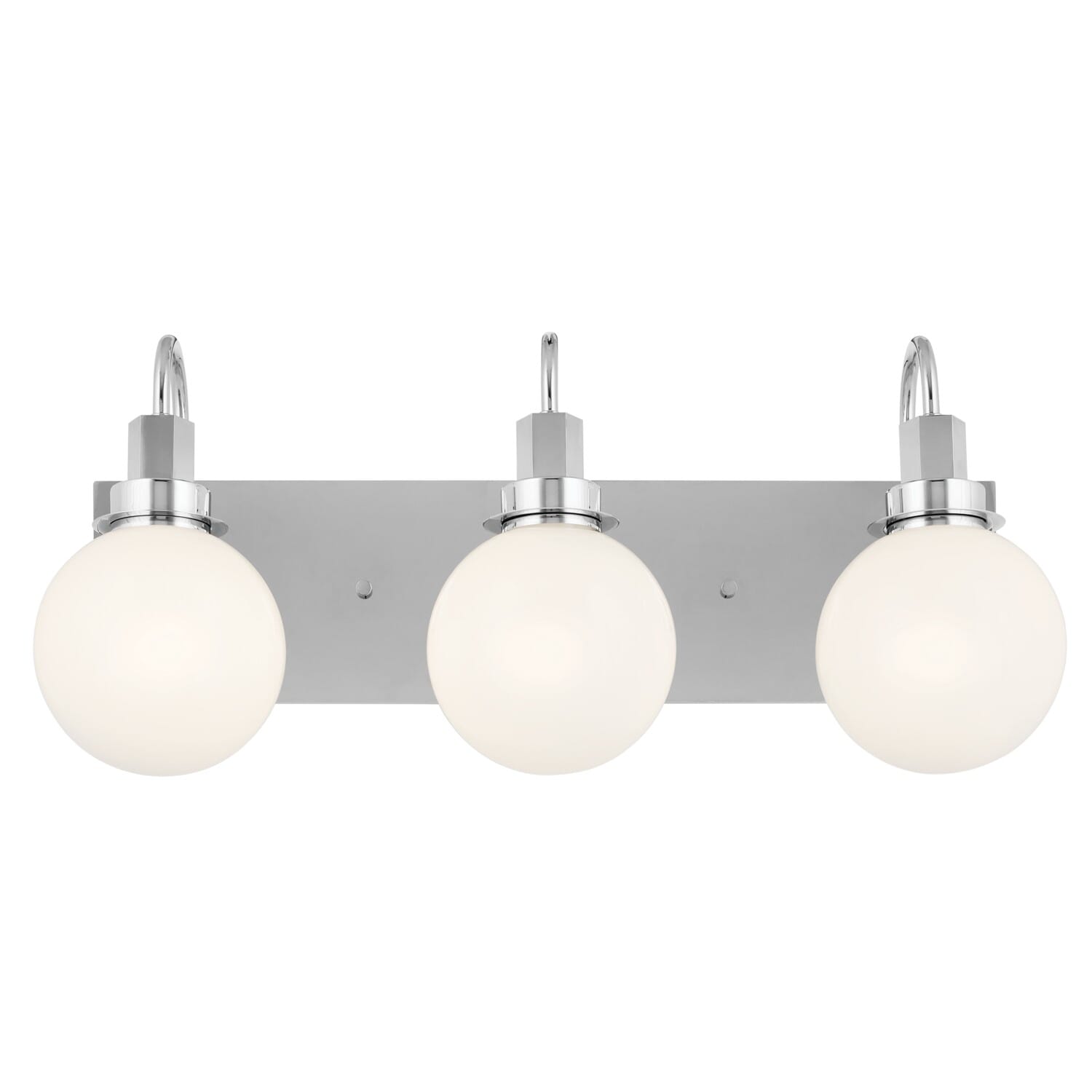 Hex 3-Light Bathroom Vanity Light in Chrome