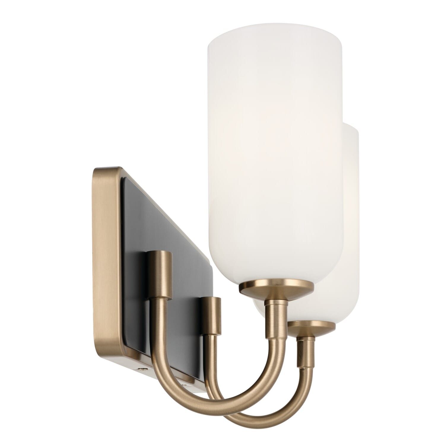 Solia 2-Light Bathroom Vanity Light in Champagne Bronze