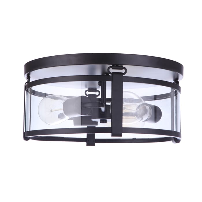 Craftmade Elliot 3-Light Ceiling Light in Flat Black Craftmade Elliot 3-Light Ceiling Light in Flat Black