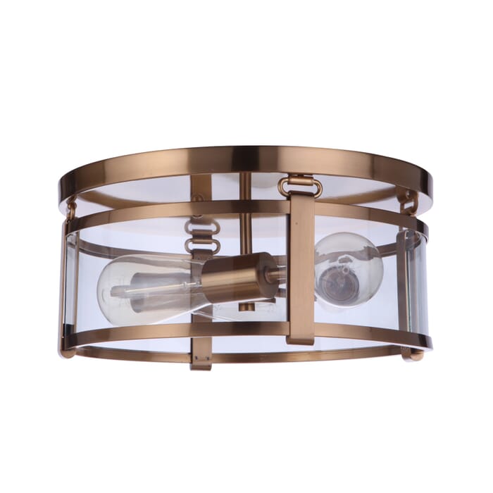 Craftmade Elliot 3-Light Ceiling Light in Satin Brass Craftmade Elliot 3-Light Ceiling Light in Satin Brass