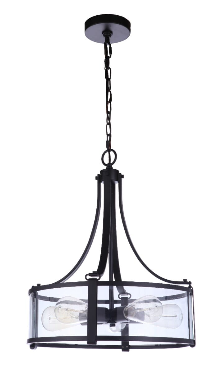 Craftmade Elliot 5-Light Pendant Light in Flat Black