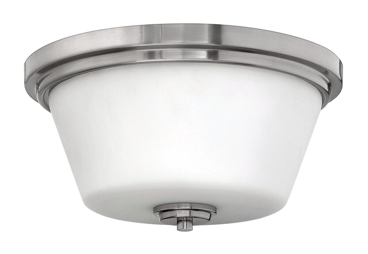 Brushed nickel bathroom ceiling light deals fixtures