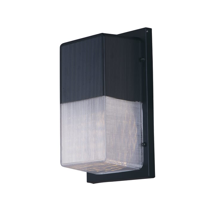Maxim Lighting Wall Pak 10.5" Clear Wall Sconce in Black Maxim Lighting Wall Pak 10.5" Clear Wall Sconce in Black
