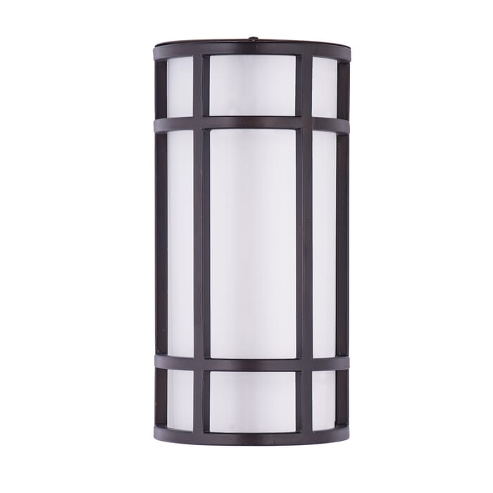 Maxim Lighting Moon Ray 12" Outdoor White Wall Mount in Bronze Maxim Lighting Moon Ray 12" Outdoor White Wall Mount in Bronze