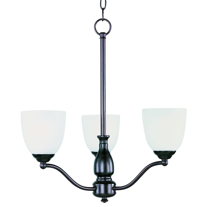 Stefan 3-Light Chandelier in Oil Rubbed Bronze Stefan 3-Light Chandelier in Oil Rubbed Bronze