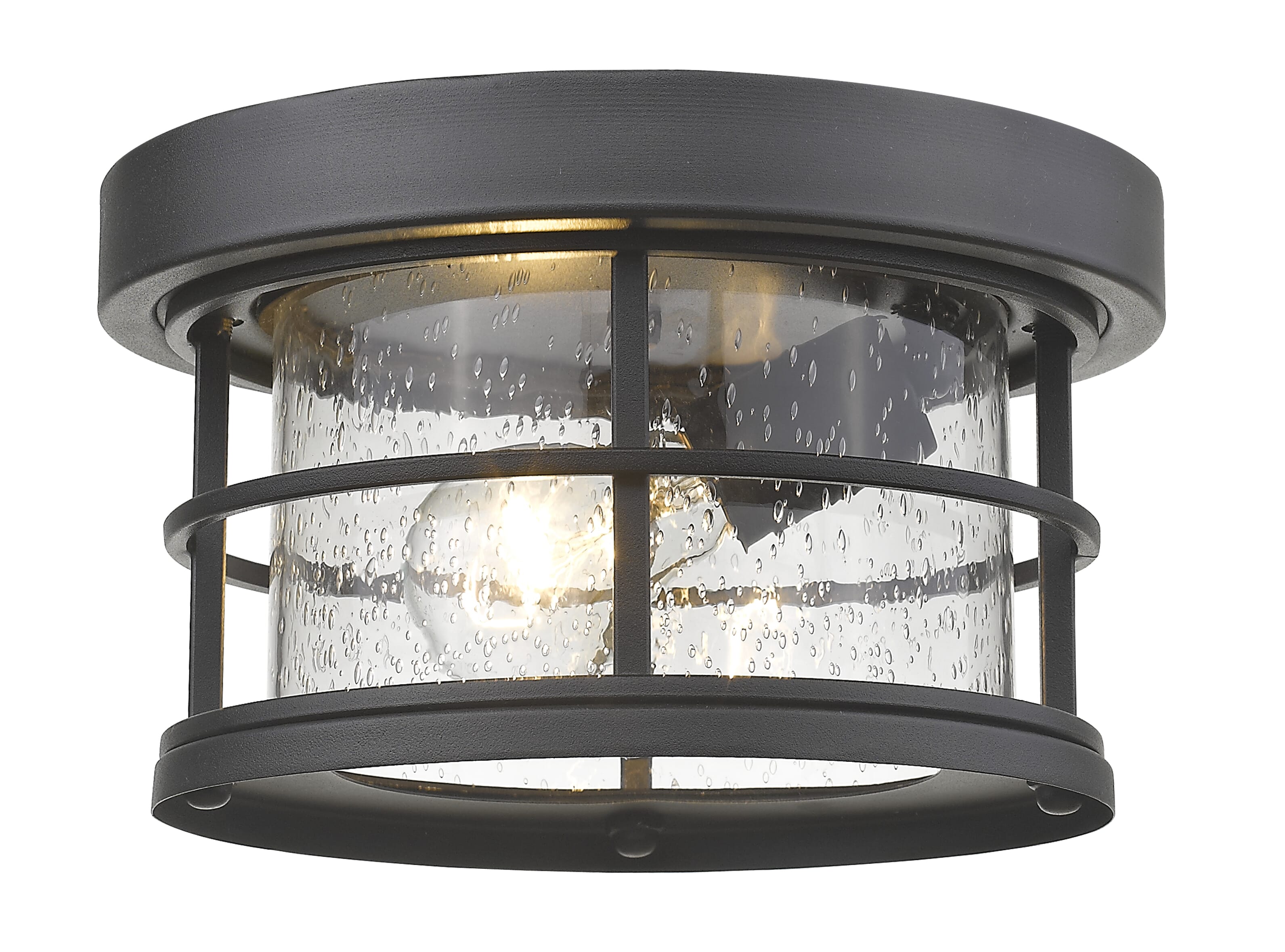 Exterior Additions 1-Light Outdoor Flush Ceiling Mount Fixture Ceiling ...