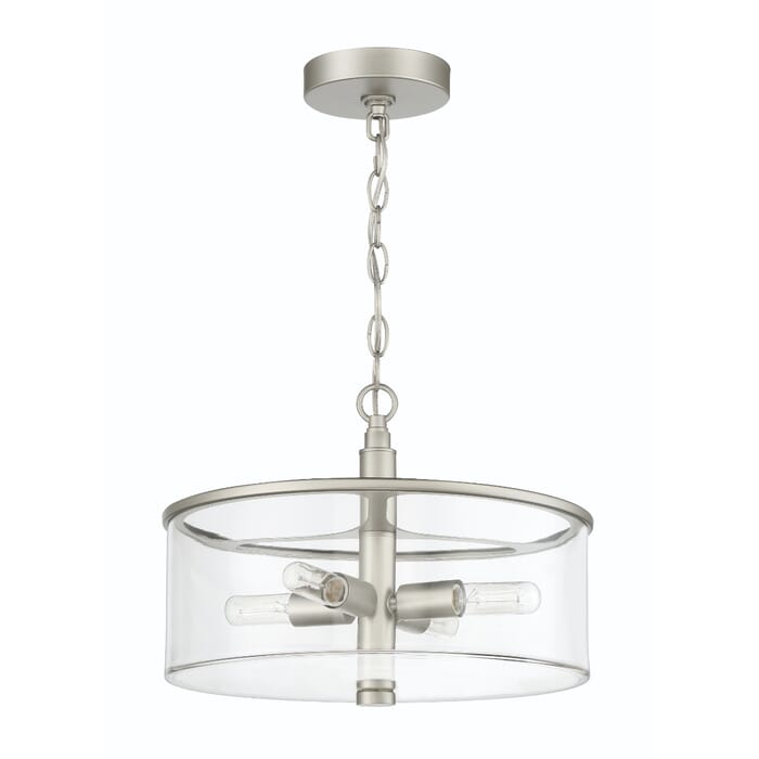Craftmade Hailie 4-Light Ceiling Light in Satin Nickel Craftmade Hailie 4-Light Ceiling Light in Satin Nickel