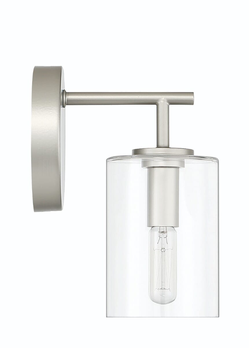 Craftmade Hailie Wall Sconce in Satin Nickel