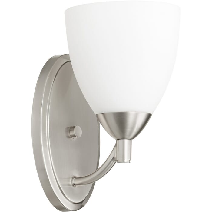 Quorum Barkley 10" Wall Sconce in Satin Nickel Quorum Barkley 10" Wall Sconce in Satin Nickel