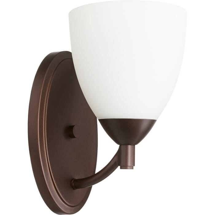 Quorum Barkley 10" Wall Sconce in Oiled Bronze Quorum Barkley 10" Wall Sconce in Oiled Bronze