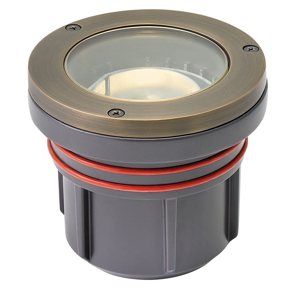 Matte Bronze LED Well Light from the Well Light Collection