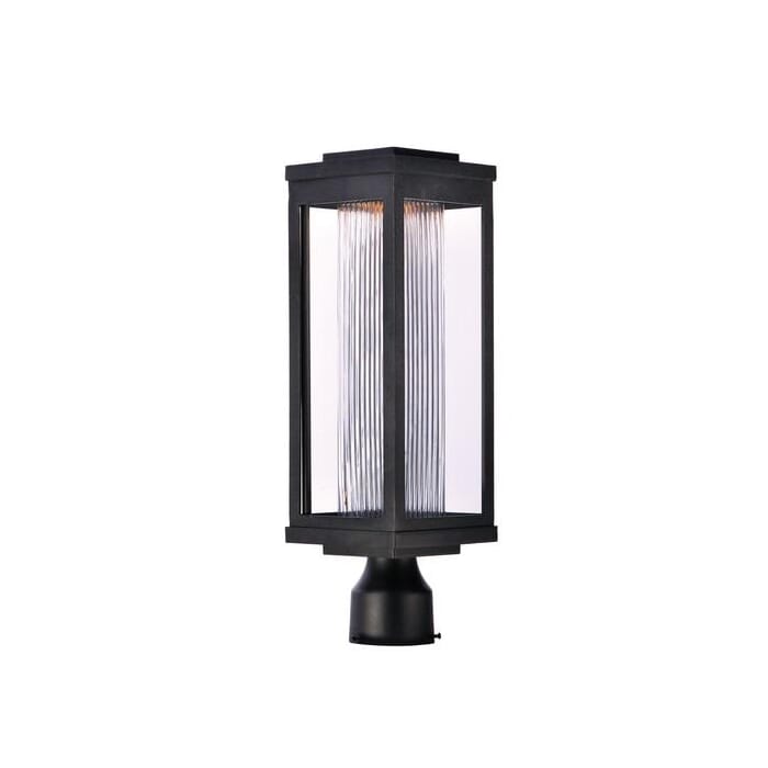 Maxim Lighting Salon LED 1-Light 1-Light Outdoor Pole/Post Mount in Black Maxim Lighting Salon LED 1-Light 1-Light Outdoor Pole/Post Mount in Black