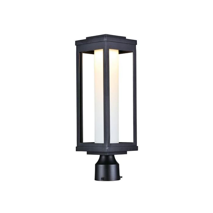 Maxim Lighting Salon LED 1-Light 1-Light Outdoor Pole/Post Mount in Black Maxim Lighting Salon LED 1-Light 1-Light Outdoor Pole/Post Mount in Black