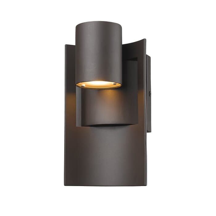 Z-Lite Amador 1-Light Outdoor Wall Sconce In Deep Bronze Z-Lite Amador 1-Light Outdoor Wall Sconce In Deep Bronze