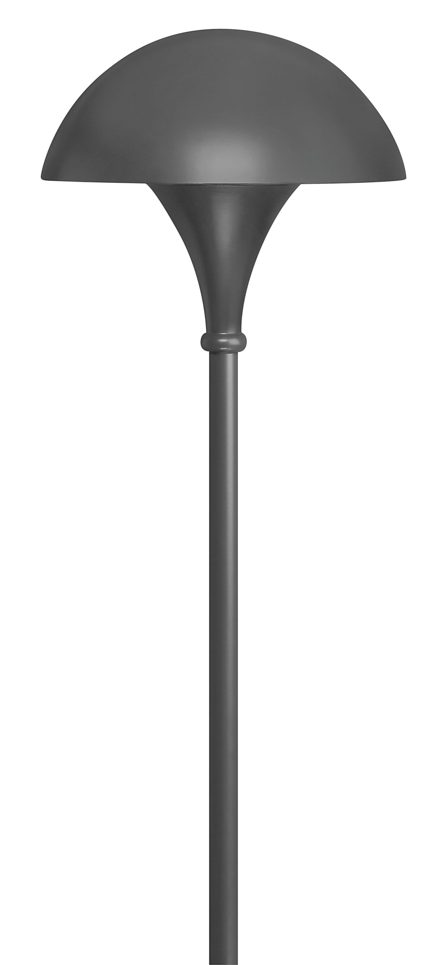 Line Voltage Pathway Light in Charcoal Gray