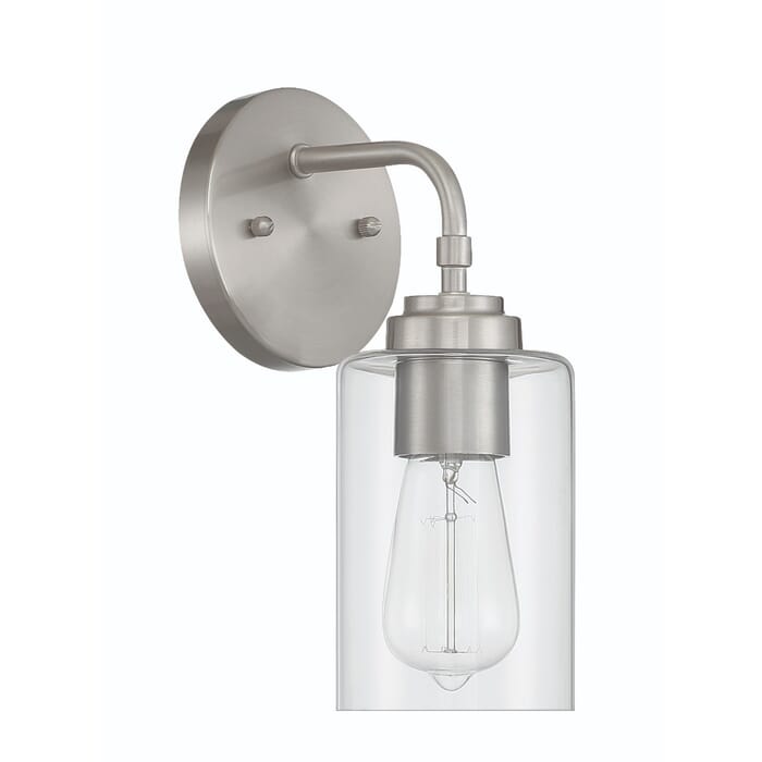 Craftmade Stowe Wall Sconce in Brushed Polished Nickel Craftmade Stowe Wall Sconce in Brushed Polished Nickel