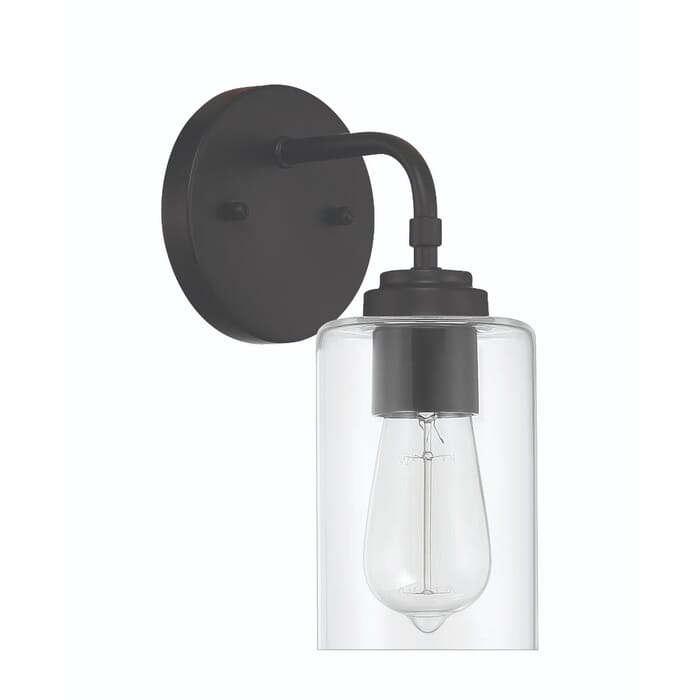 Craftmade Stowe Wall Sconce in Flat Black Craftmade Stowe Wall Sconce in Flat Black