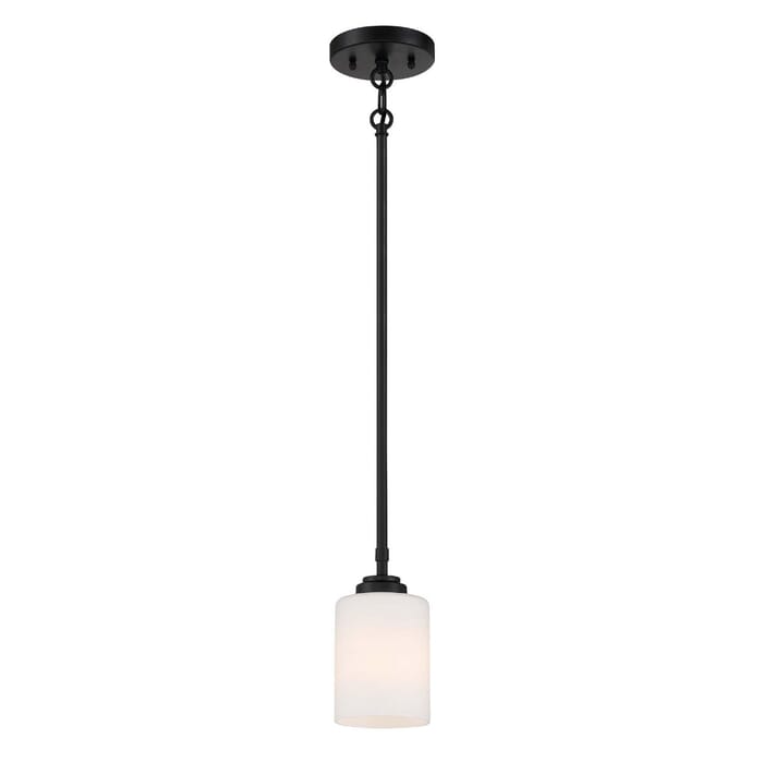 Craftmade Stowe Mini Pendant in Flat Black Craftmade Stowe Mini Pendant in Flat Black