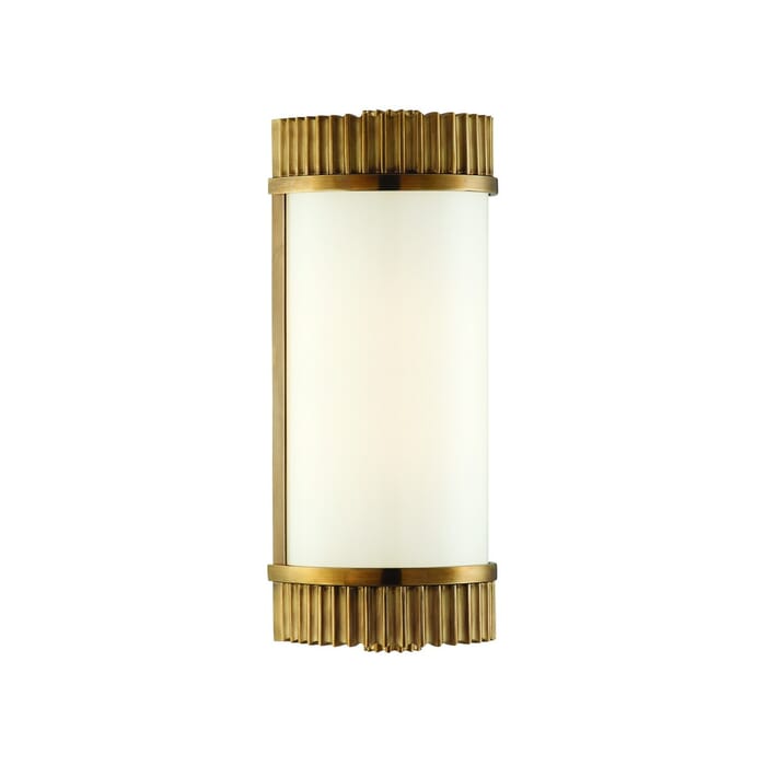 Hudson Valley Benton 5" Bathroom Vanity Light in Aged Brass Hudson Valley Benton 5" Bathroom Vanity Light in Aged Brass
