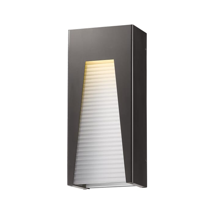 Z-Lite Millenial 1-Light Outdoor Wall Sconce In Bronze Silver Z-Lite Millenial 1-Light Outdoor Wall Sconce In Bronze Silver