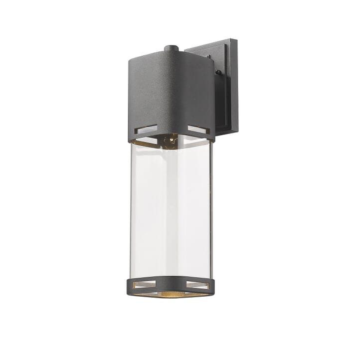 Z-Lite Lestat 1-Light Outdoor Wall Sconce In Black Z-Lite Lestat 1-Light Outdoor Wall Sconce In Black