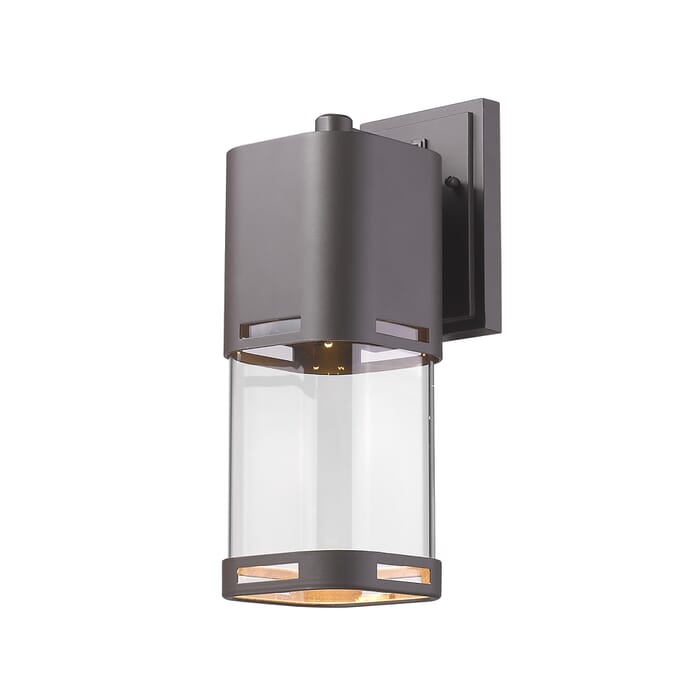 Z-Lite Lestat 1-Light Outdoor Wall Sconce In Deep Bronze Z-Lite Lestat 1-Light Outdoor Wall Sconce In Deep Bronze