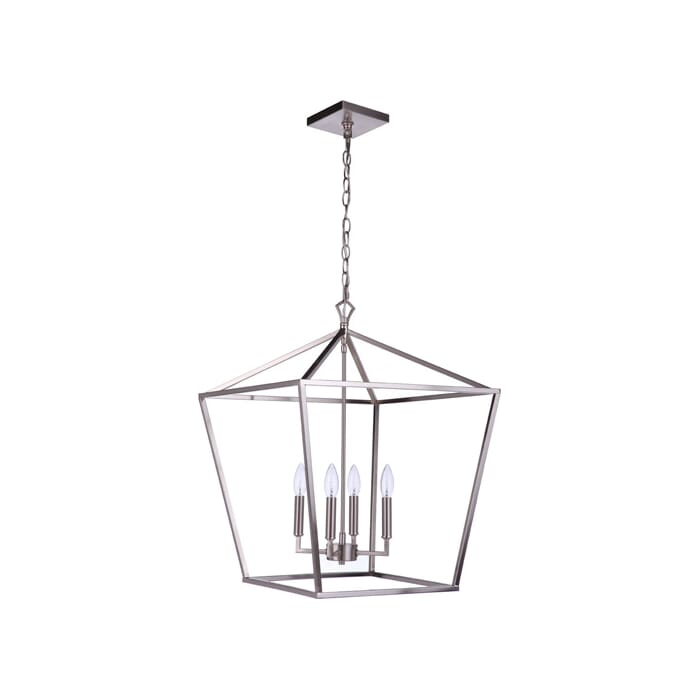 Craftmade Flynt II 4-Light Foyer Light in Brushed Polished Nickel Craftmade Flynt II 4-Light Foyer Light in Brushed Polished Nickel