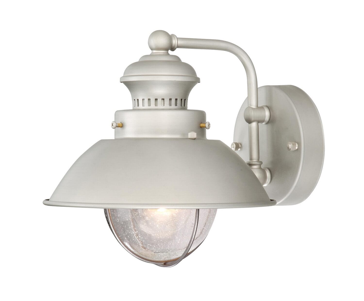 Harwich 1-Light Outdoor Wall Mount in Brushed Nickel
