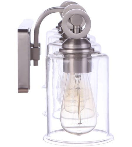 Craftmade Romero 4-Light Bathroom Vanity Light in Brushed Polished Nickel