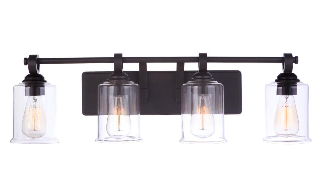 Craftmade Romero 4-Light Bathroom Vanity Light in Espresso