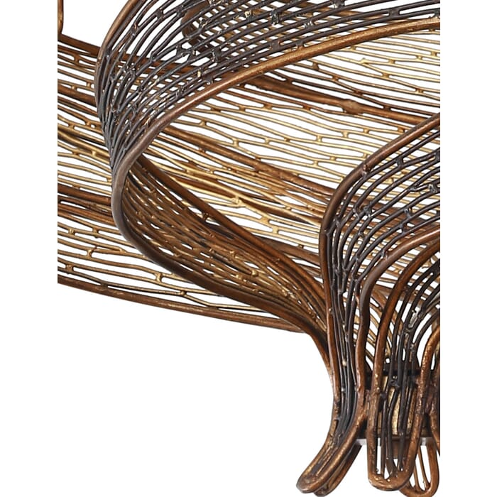 Hammered Ore Six Light Chandelier from the Flow Collection Hammered Ore Six Light Chandelier from the Flow Collection